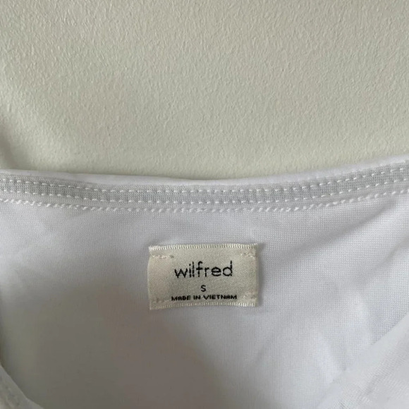 Aritzia Wilfred Nyla One Piece Ruffle Swim Bodysuit White Size Small - Picture 8 of 9